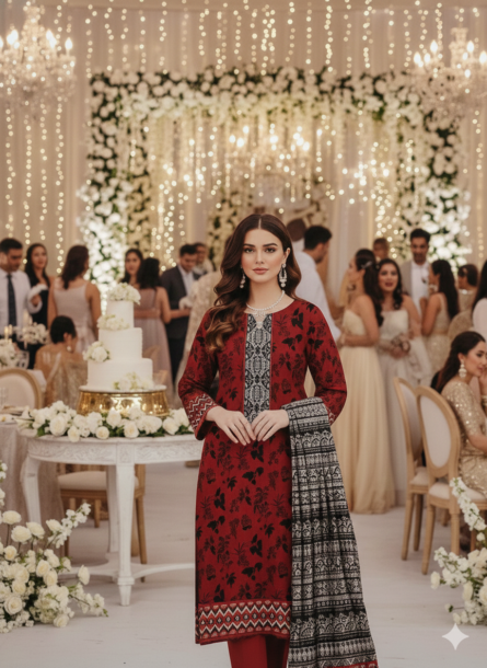 SSA-ZR21V6-10 PRINTED 3PC Khaddar - Image 3