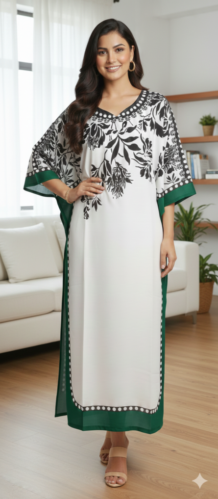 SSA-Varzah Digital Print - Green - Image 2