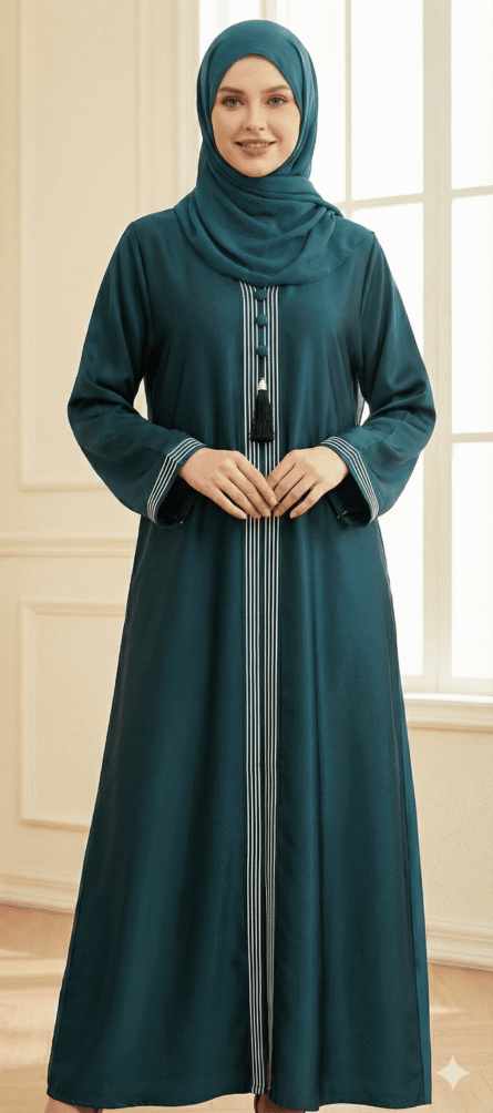 SSA-abayas-Sea Green - Image 3